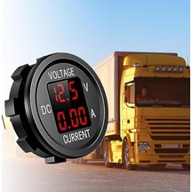 Dc12v/24v Dijital Voltmetre Ampermetre