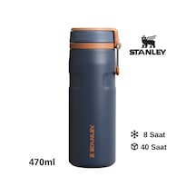 Stanley The Iceflow Twist Flip Termos 0.47 Lt Termos Kupa Kamp Matara Lacivert