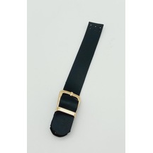 Angel Çanta Aksesuar Tek Kat 18 Cm Suni Deri Siyah Kapak Light Gold Metal