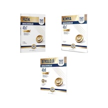 Bilgi Sarmal Yayınları Tyt Fizik 40 7-tyt Kimya 40 7-tyt Biyoloji 40 6 Branş Denemesi Set 3 Kitap