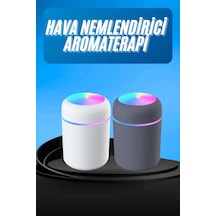 Hubrendy Tekno Humidifier Led Işıklı Mini Ortam Oda Kokusu Aromaterapi Buhardanlık