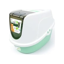 M Renk Seçenekli Eco Tıma Kedi Tuvaleti, Sea Green Açık Ahşap M Renk Seçenekli Eco Tıma Kedi Tuvaleti, Sea Green Açık Ahşap