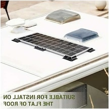 Trendooze Sunshine022 Rv Güneş Paneli Bağlantı Braketi Seti Çift Portlu Yat Karavan Aksesuarları İçin