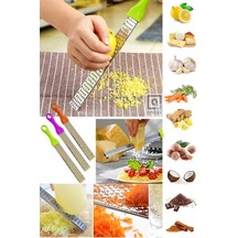 Qnykitchen Pratik Uzun Renkli Saplı Limon Peynir Rendeleme