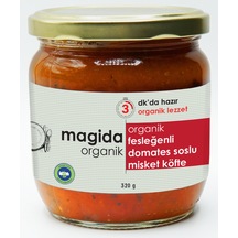 Magida Organik Fesleğenli Domates Soslu Misket Köfte 320 G