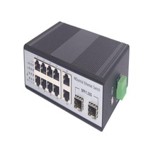 Spacenet 8 Port 10/100/1000+2 Sfp Fiber +2 Uplink Endüstriyel Poe Switch