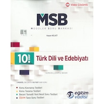 Eğitim Vadisi 10. Sınıf Türk Dili Ve Edebiyatı Modüler Soru Bankası