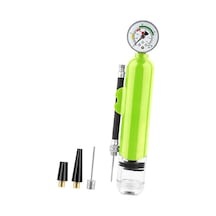 Suntek Basınç Göstergeli Top Pompası Hafif Taşınabilir Yoga Yeşil