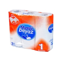 Mavi Beyaz Kağıt Havlu 3'lü