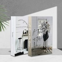 2'li A Tree & Mono Dekoratif Kitap Kutu