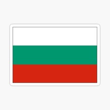 Bulgaria Bulgaristan Bayrak 19cm Araba Leptop Etiket