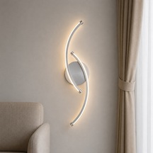 Bero Modern Led Duvar Apliği Günışığı Gri