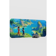 Dragon Ball Anime V2 - 70x30 Xl Gaming Kauçuk Kaymaz Taban Mouse Pad Fare Altlığı