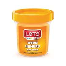 Lets Oyun Hamuru Tek Renk Turuncu 110 Gr L8440-8 Çok Renkli