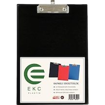 Ekc-kapaksız Sekreterlik Pvc- Yazı Tablası Bloknot Metal Klipsli