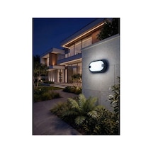 15w Led Duvar Armatürü Siyah Gövde 6500k Beyaz Işık Sıva Üstü Beyaz - 927759472 Beyaz