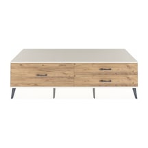 Kronos Tv Ünitesi 3 Çekmeceli 176x59x51 Antrasit-aytaşı/çam Aytası/atlas Çam