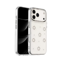 Newface Apple iPhone Uyumlu 17 Pro Max Fiyonk Desenli Kapak - Desen 2 Beyaz Diğer