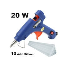 20 Watt Sıcak Silikon Tabancası + 10 Adet Mum Silikon