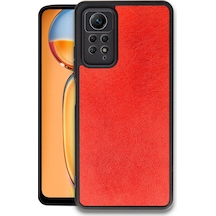 Xiaomi Redmi Note 12 Pro 4g Uyumlu Kılıf Aras Deri Kapak - Kırmızı