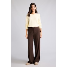 Defacto Straıght Fıt Fleto Cepli Normal Bel Standart Boy Pantolon F6214ax26aubn207 Kahve-bn207