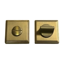 System Kare Wc Banyo Kapı Kolu Rozeti Gold Branch Renk Ro17w Gb