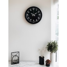 36 Cm Siyah Arapça Rakamlı Duvar Saati 11 66630542