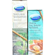 Mecitefendi Isırgan Şampuan 250 ML + Argan Yağlı Dökülme Karşıtı Saç Maskesi 150 ML