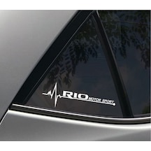 Kia Rio Yan Cam Sticker Oto Kapı Çıkartma Aksesuar 20Cmx7Cm