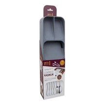 Deco Bella 50809 Çekmece Içi 5 Bölmeli Kaşıklık Beyaz Plastik Gri Diğer