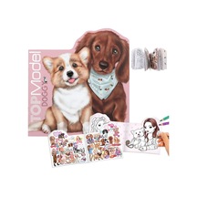 Topmodel Doggy Coloring Book Kıtty And Doggy