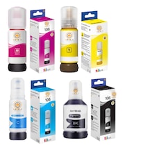 Drl Premium 105 / 106 %100 Uyumlu 4'lü Set Mürekkep Siyah-mavi-kırmızı-sarı
