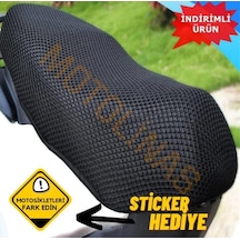 Motosiklet Sele Kılıfı File 3D Scooter 2Xl