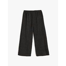 Koton Bol Paça Pantolon Beli Lastikli Antrasit 5wkg40193ak Antrasit