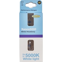 Ring H11 Beyaz Işık 5000K 12V +25M Görüş Mesafesi İkili Paket