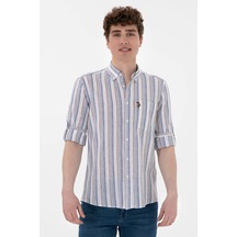 U.s. Polo Assn. Erkek Vizon Gömlek Desenli 50300169-vr052 Vizon U.s. Polo Assn. Erkek Vizon Gömlek Desenli 50300169-vr052 Vizon