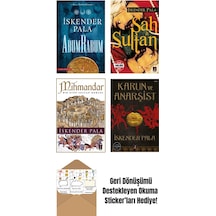 Abum Rabum - Şah Ve Sultan - Mihmandar - Karun Ve Anarşist 4 Kitap Set + Okuma Sticker'ları