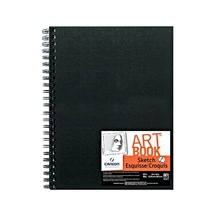 Artist Serisi Eskiz Defteri Kağıt Pedi, Kalem Ve Kömür İçin, Asitsiz, Tel Ciltli, 29,5 Kg, 9 X 12 İnç, 80 Yaprak