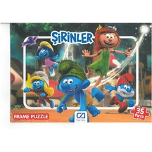 Ca Games Şirinler Frame Puzzle 35 Parça Yeş 1