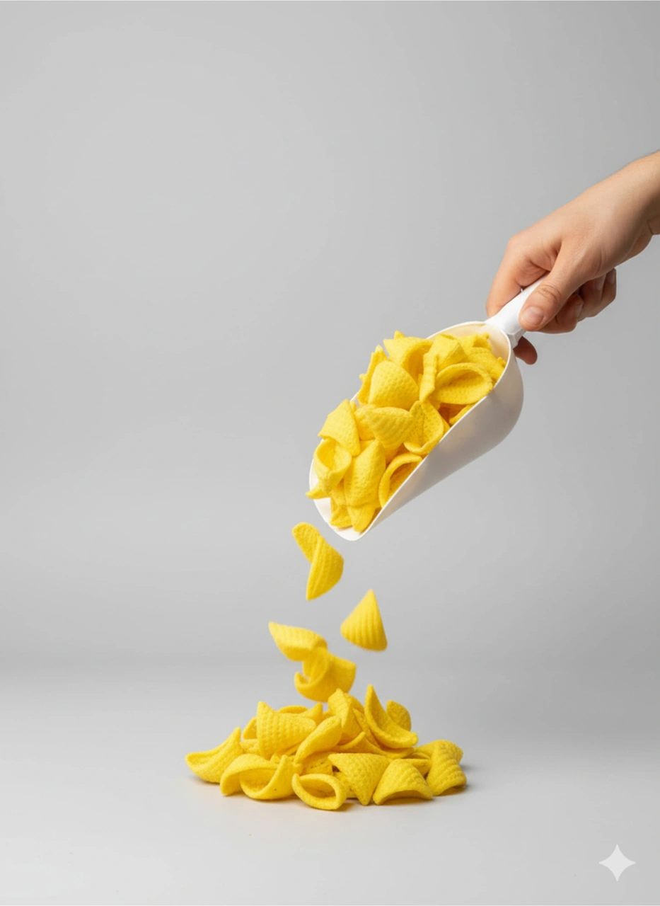 Enes Piramit Süt Mısır Cips 500 Gr