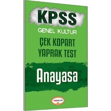Yediiklim Yayınları Kpss 2017 Anayasa Çek Kopart Yaprak Test