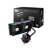 Dragos Frostbite 240 Black Intel&amd 240mm Isı Göstergeli Argb Sıvı Soğutucu