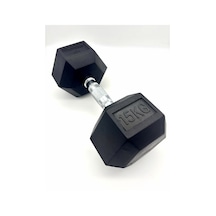 Alin Sport 15 Kg Kauçuk Profesyonel Olimpik Hex Dumbbell Hex Dambıl - Altıgen Dambıl