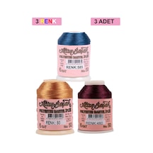 3 Adet Altınbaşak Oya Ve Dantel İpi 20 Gr - Royaleks - No: 050 - 480 - 585