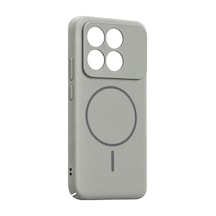 Xiaomi Poco X6 Pro Mika Pc Magsafe Kapak - Gri Çok Renkli