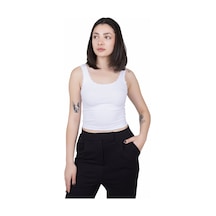 Looksense Kadın Kaşkorse Dantelli Kalın Askılı Crop 4004 Çok Renkli Looksense Kadın Kaşkorse Dantelli Kalın Askılı Crop 4004 Çok Renkli