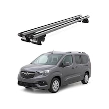 Venüs Opel Combo 2019 Ve Sonrası Uyumlu Gri Ara Atkı Port Bagaj Tavan Barı