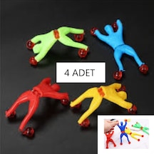 Cama Ve Duvara Yapışan Büyük Taklacı Ninja Dört Renkli Esnek Hacı