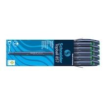 Schneıder Topball 0.6mm Yeşil Roller Kalem 10 Adet Yeşil