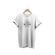 Be Young And Wild Baskılı Beyaz T-shirt Beyaz